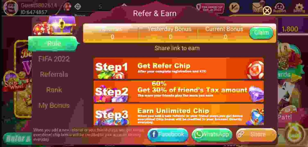 Rummy Star Apk Refer And Earn